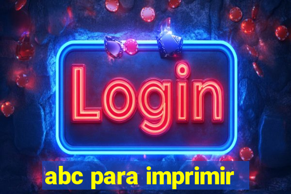 abc para imprimir